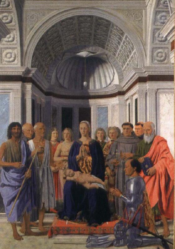 Piero della Francesca Wu Binuo Duke Feidailike reaches the Mongolian peaceful fil Trow portrait oil painting image